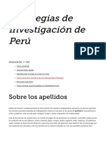 Estrategias de Investigación de Perú