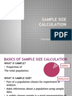 Sample Size Calculation