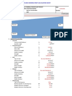 Formwork, Joist, Stringer and Shoring Prop Calculation Sheet