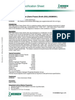 Technical Specification Sheet: Half Fraser (Demi-Fraser) Broth (ISO) (NCM0001)