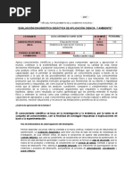 EVALUACIÓN DIAGNOSTICA Ciencia y Ambiente