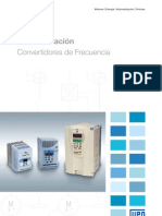 WEG CFW 09 Convert Id Ores de Frecuencia 1033 Catalogo Espanol