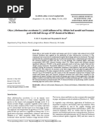 Okra (Abelmoschus Esculentus L.) Yield Influenced by Albizia Leaf Mould and Banana Peel With Half Dosage of NP Chemical Fertilizers