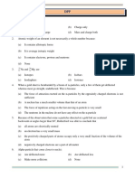 DPP 2 Atomic Structure