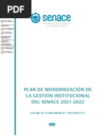 Plan de Modernizacion de La Gestion Institucional Senace 2021 2023 - Subsanado - Firmado PDF