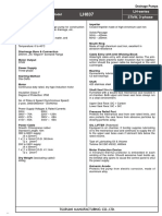 Specifications LH-series 37kW, 3-Phase: Model