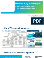 Circular Innovation City Challenge: Rotman School of Management Creativity and Business Innovation