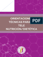 Orientaciones Tecnicas de Telenutricion y Dietetica