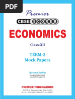 Mock Paper Economics 2021-22