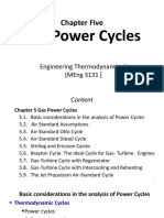 Gas Power Cycles: Chapter Five