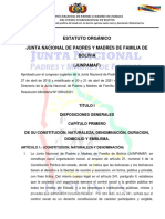 Estatuto Organico de Junta de PPMMF - Mayo