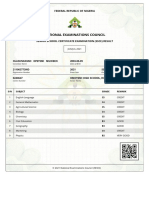 National Examinations Council: Federal Republic of Nigeria