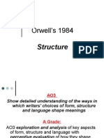 Orwell's 1984 - Structure