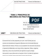 Tema 5 Principios de Mecánica de Fractura Junio 2021