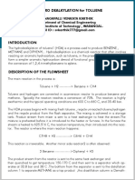 Hydro Dealkylation For Toluene