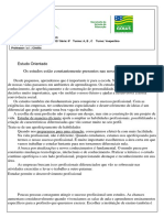 Cinélia 8º Ano Estudo Orientado - Atividade 3 - Segundo Bimestre