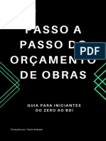 Passo A Passo Orçamento de Obras (Guia para Iniciantes Do Zero Ao Bdi)