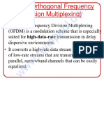 OFDM (Orthogonal Frequency Division Multiplexing)