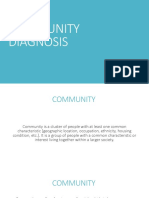 W3 - Community Diagnosis Lecture