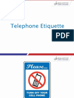 Telephone Etiquette