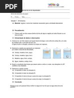 1 - Atividade Laboratorial - Lei de Arquimedes