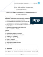 RSKMGT Module II Credit Risk CH 3-Techniques For Estimation of PD