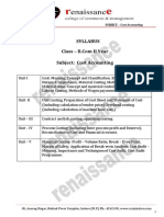 Cost Accounting II