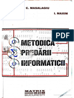 Metodica Predării Informaticii, B. 2001