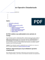 Procedimiento Operativo Estandarizado