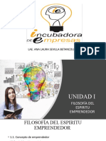 Unidad I Filosofia Del Espiritu Emprendedor