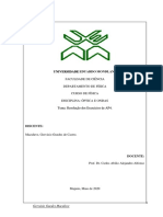 Reflexão e Refracção Da Luz