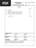 Training Manuals-Instruments: Preparation of Installation Tender