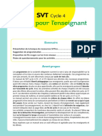 SVT Cycle 4 Livret Pour Lenseignantpdf