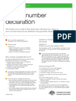 TFN Declaration Form