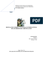 Informe Politica, Derechos y Medios de Comunicacion