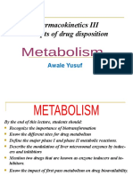 Lecture-4.Drug Metabolism and Elimination