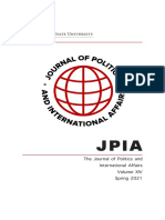 OSU Journal of Politics and International Affairs - Spring 2021