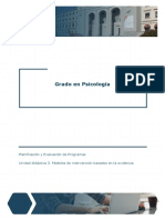 Tema 3. Modelos de Intervención Basados en La Evidencia