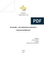 Ensayo Suicidio No Es La Solución Correcta