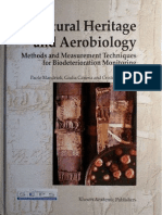 Caneva, G., Sabbioni, C., (1998), "Cultural Heritage and Aerobiology"