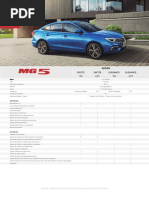 MG Mg5 Ficha Tecnica