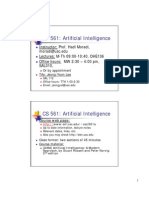 CS 561: Artificial Intelligence