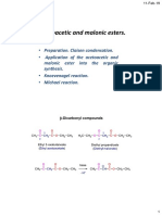 16 Acetoacetic Malonic Esters ENG