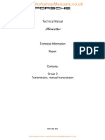 Porsche Boxster Technical Manual