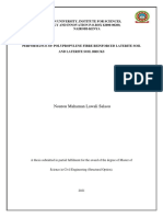 Performance of Polypropylene Fibre Reinforced Laterite Soil and Laterite Soil Bricks