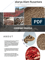 Company Profile Spices