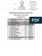 Note Des Doctoriales D'avril 2022 Math