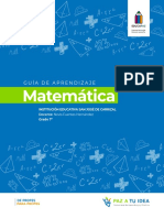 Matemática: Guía de Aprendizaje