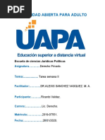 Tarea II Semana Retrazada