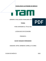 Género e Inclusión Financiera en México